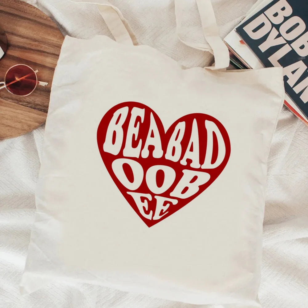 Beabadoobee shopping bag canvas bolso handbag recycle bag tote eco bag sacola ecobag sac tissu