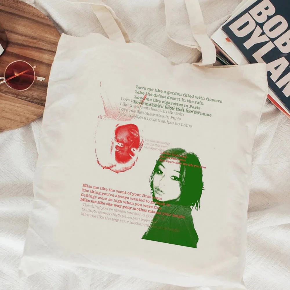 Beabadoobee shopping bag canvas bolso handbag recycle bag tote eco bag sacola ecobag sac tissu