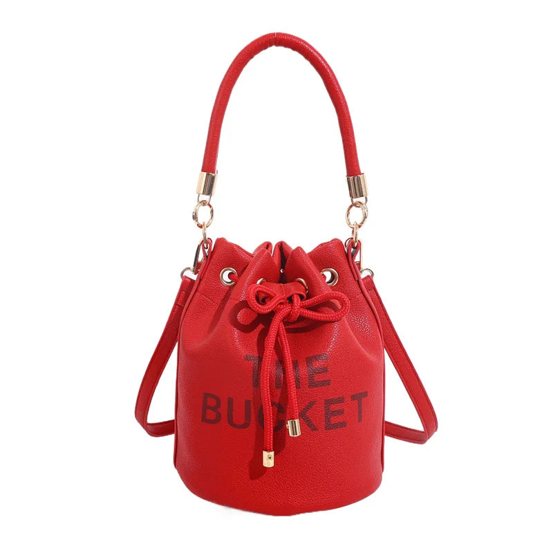 European and American Fashion Versatile Bag Women's New Bucket Shoulder Oblique Span Bag