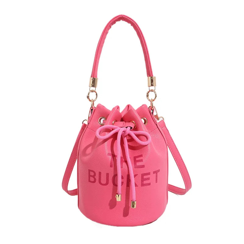 European and American Fashion Versatile Bag Women's New Bucket Shoulder Oblique Span Bag