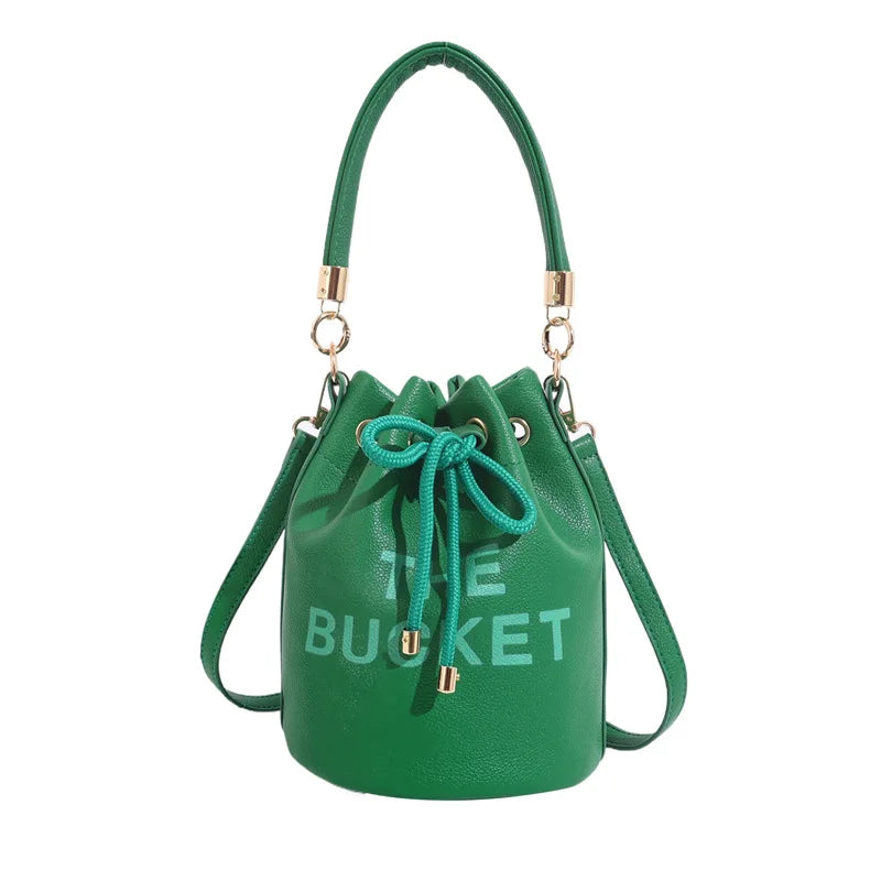 European and American Fashion Versatile Bag Women's New Bucket Shoulder Oblique Span Bag