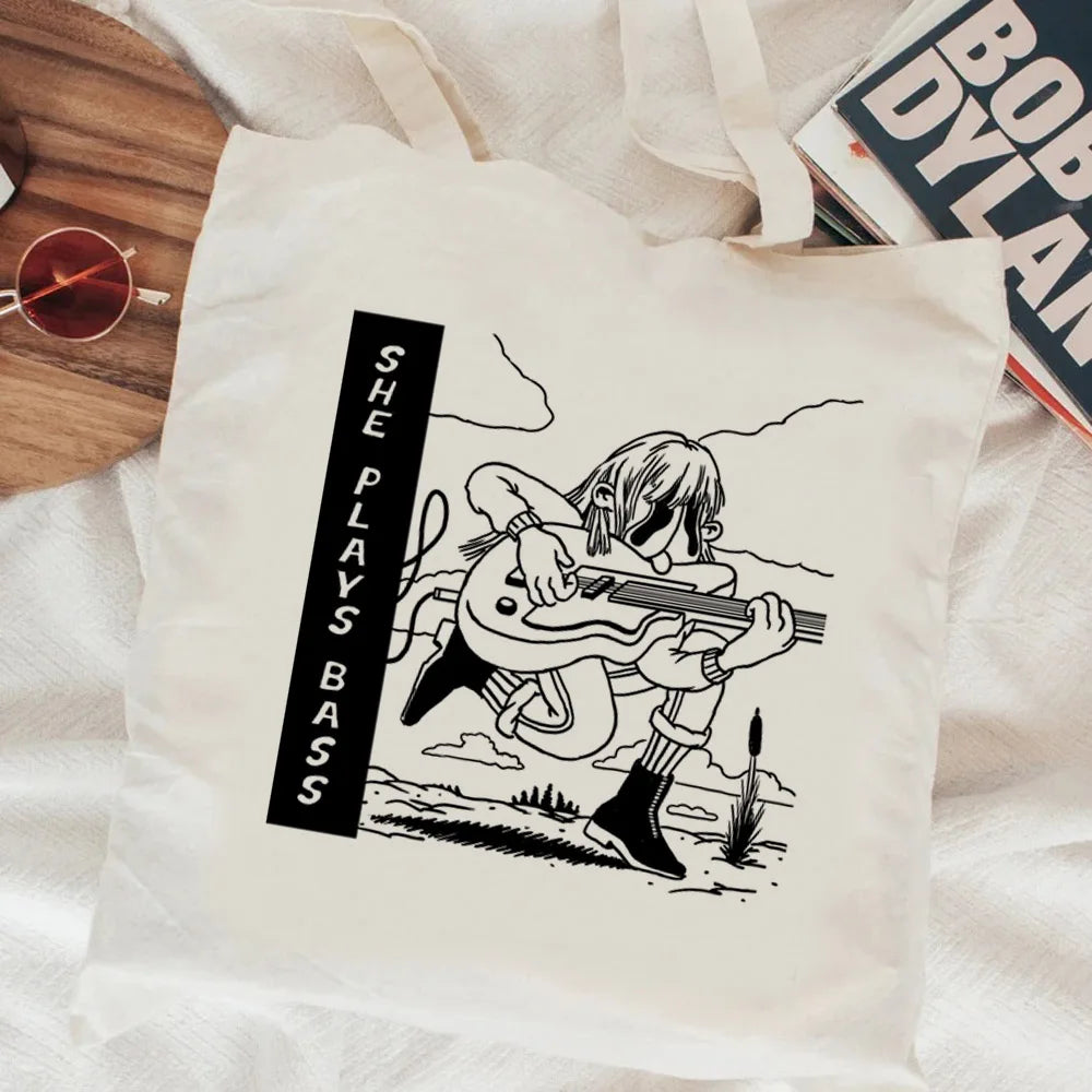 Beabadoobee shopping bag canvas bolso handbag recycle bag tote eco bag sacola ecobag sac tissu