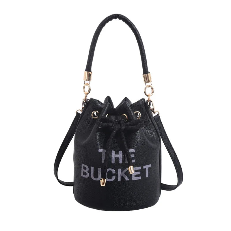European and American Fashion Versatile Bag Women's New Bucket Shoulder Oblique Span Bag