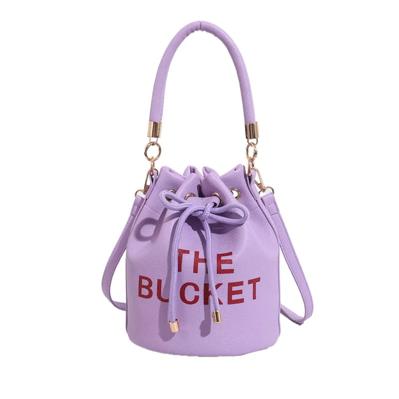 European and American Fashion Versatile Bag Women's New Bucket Shoulder Oblique Span Bag