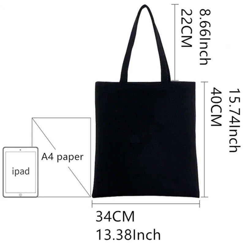 Dachshund Teckel Tote Eco Harajuku Shopper Shoulder Bags,Drop ShipCute Dog Women Shopping Canvas Bag