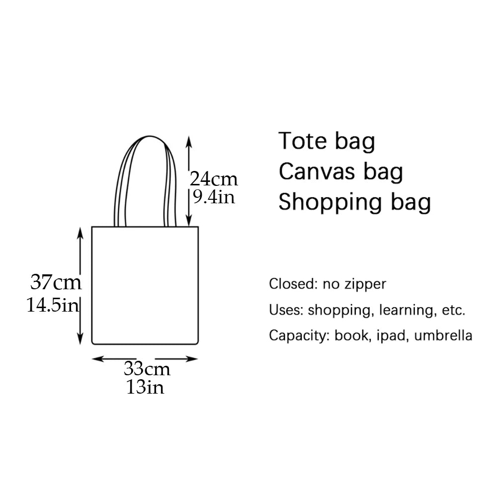 Elegant Coffee Caffeine Cocoa Cup Women Shopping Bags Eco Casual Canvas Tote Lady Handbag Reusable Double Print Shopper Bag